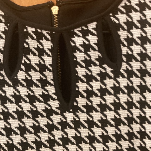 Perceptions New York Black and White Houndstooth Dress - Picture 3 of 7